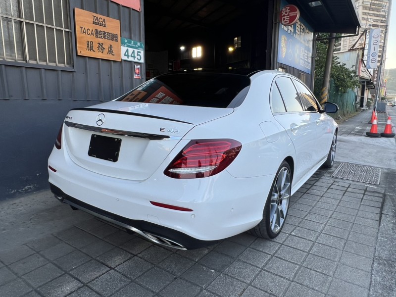 Mercedes-Benz/賓士   E-CLASS  E43 找記老闆~正2018年E43 AMG 23P/多光束/柏林/抬顯/冷熱通風椅 | 新北市汽車商業同業公會｜TACA優良車商聯盟｜中古、二手車買車賣車公會認證保固