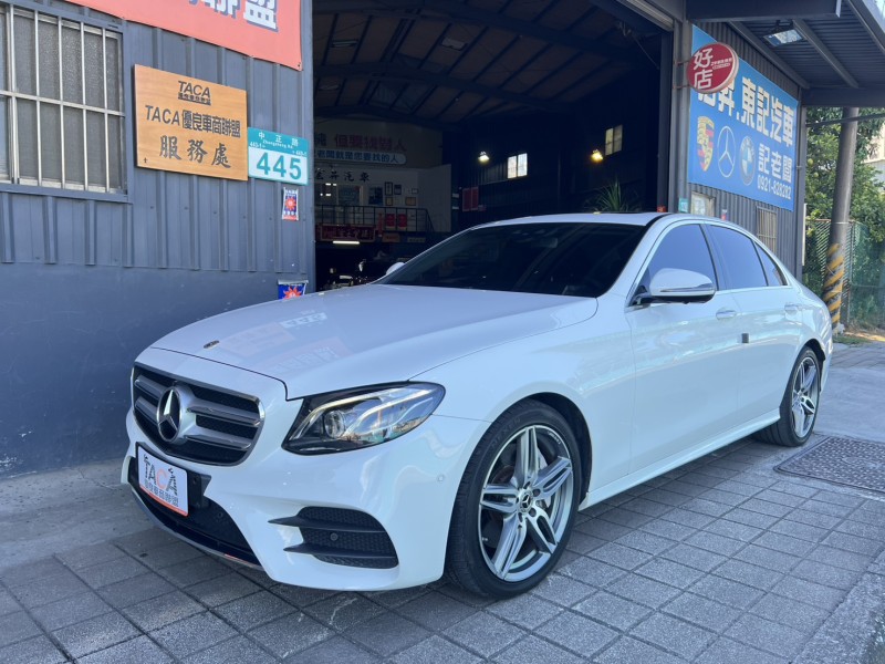 Mercedes-Benz/賓士   E-CLASS  E300 找記老闆~正2019年E300 AMG 多光束/環景/柏林/抬顯/冷熱通風椅 | 新北市汽車商業同業公會｜TACA優良車商聯盟｜中古、二手車買車賣車公會認證保固