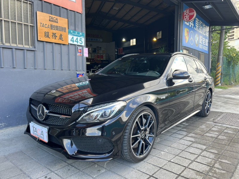 Mercedes-Benz/賓士   C-CLASS  C43 找記老闆~正2017年Benz C43 五門AMG 23P/雙魚眼/柏林/抬顯 | 新北市汽車商業同業公會｜TACA優良車商聯盟｜中古、二手車買車賣車公會認證保固