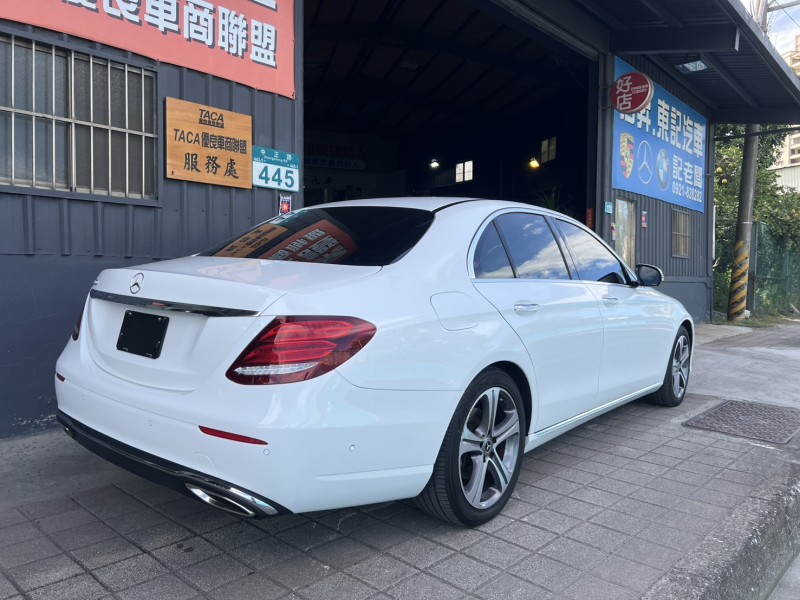 Mercedes-Benz/賓士   E-CLASS  E300 找記老闆實價126萬~正2019年Benz E300 履約實跑7.7萬公里 | 新北市汽車商業同業公會｜TACA優良車商聯盟｜中古、二手車買車賣車公會認證保固