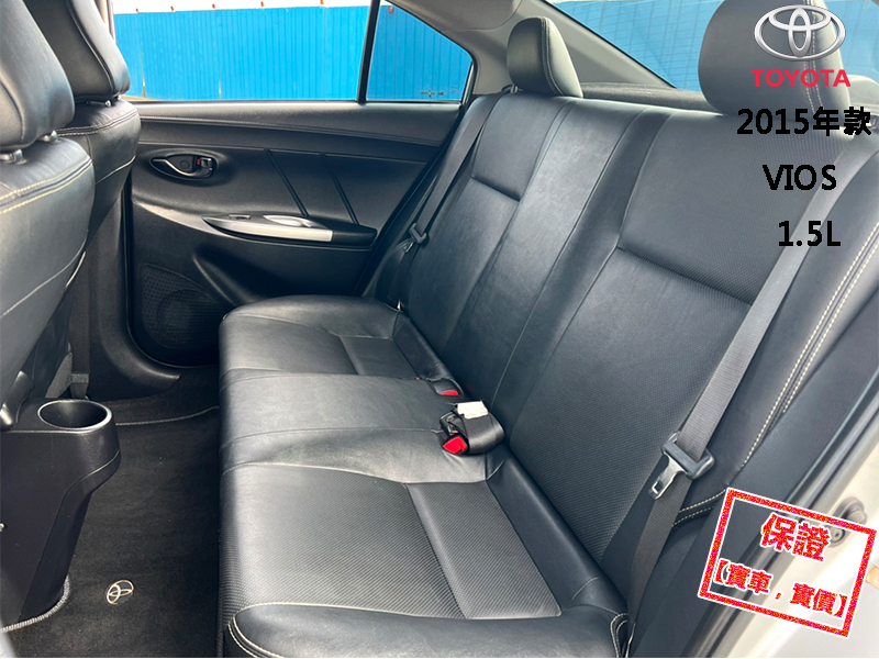 Toyota  Vios 【省油、省稅金，大螢幕安卓機電視 導航！】2015年款 TOYOTA VIOS | 新北市汽車商業同業公會｜TACA優良車商聯盟｜中古、二手車買車賣車公會認證保固